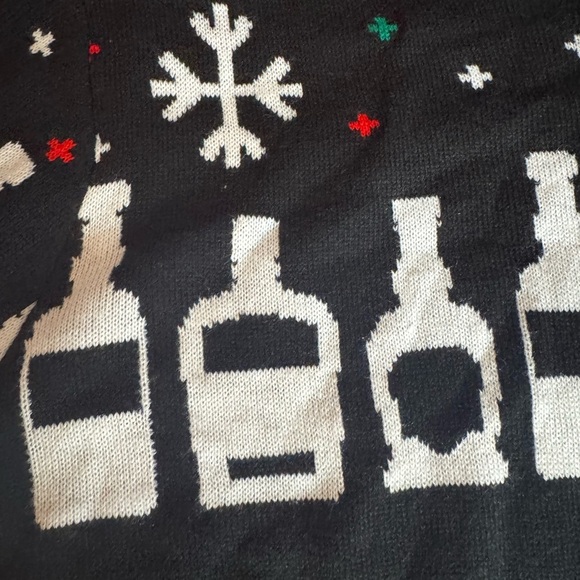 Jack Daniels Bonded Gentleman Jack Knit Holiday Sweater Men's Size L Christmas - Picture 4 of 16